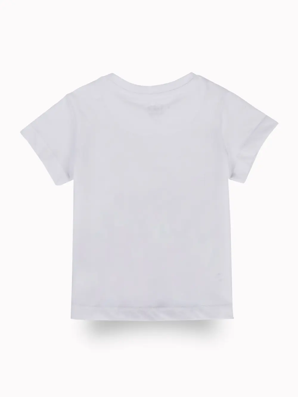 Gini And Jony Girls White Graphic Print Cotton Knits Top Half Sleeves 9-10 Years