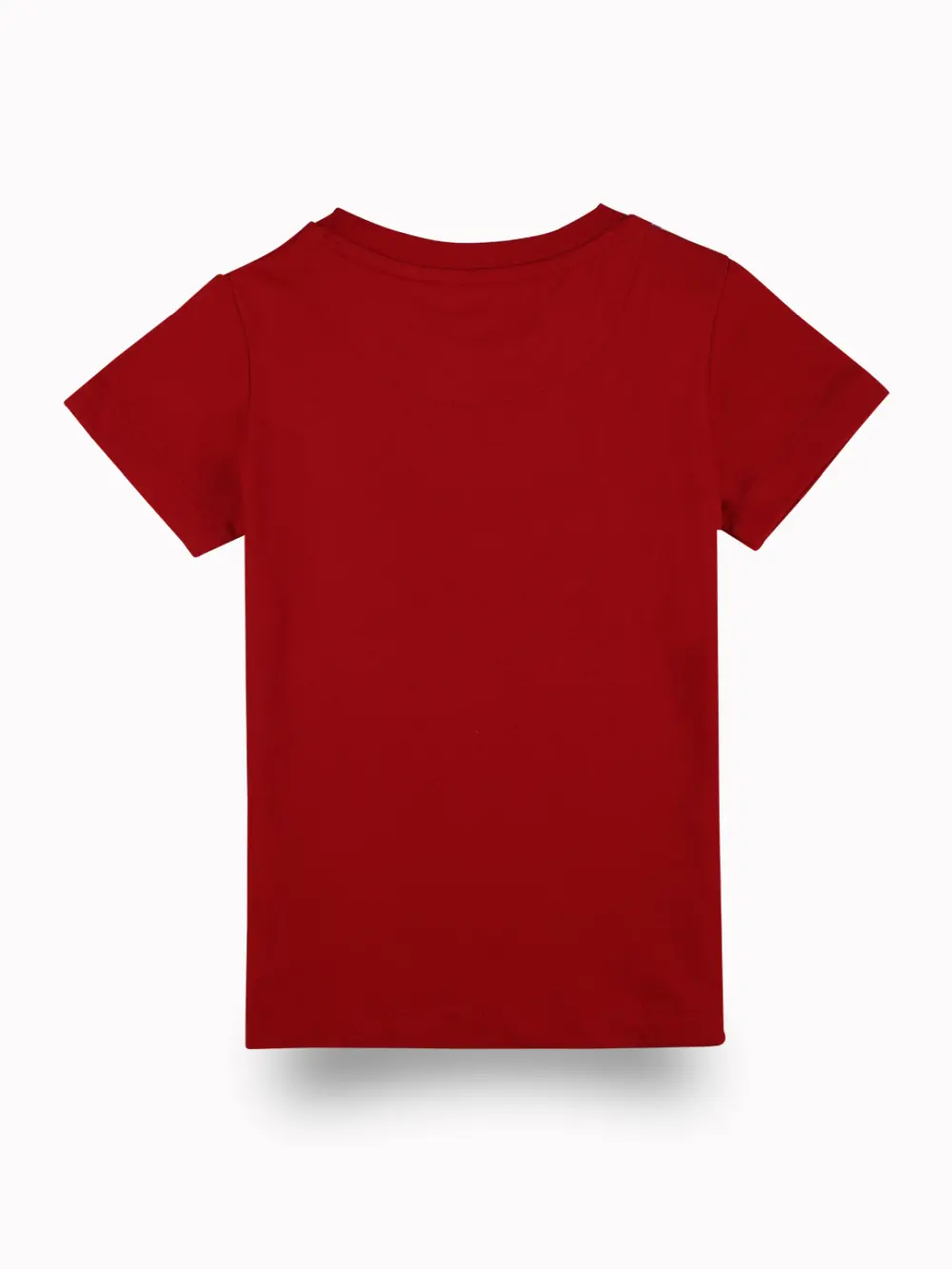 Gini And Jony Girls Red Graphic Print Cotton Knits Top Half Sleeves 11-12 Years