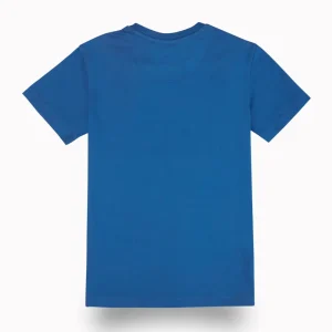Gini And Jony Boys Blue Typographic Print Cotton T-Shirt Half Sleeves