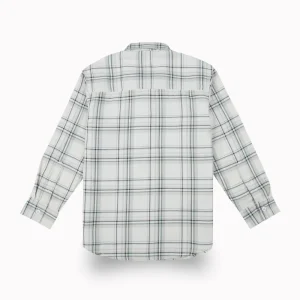 Gini And Jony Boys White Checks Cotton Shirt Full Sleeves