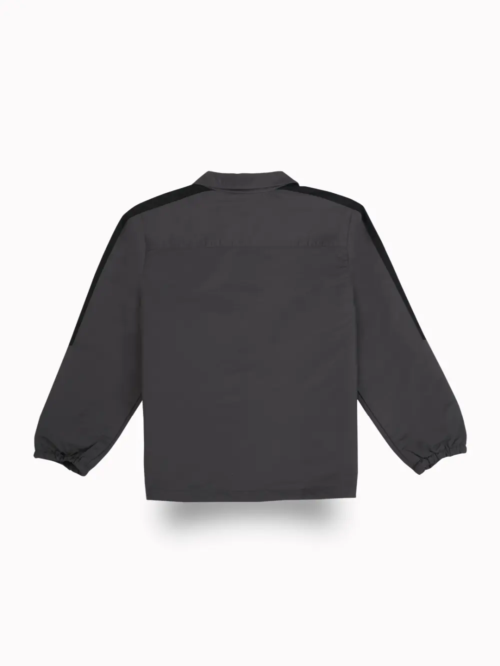 Gini And Jony Girls Grey Typographic Print Taffeta Woven Jacket Full Sleeves 9-10 Years
