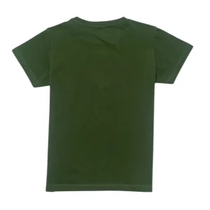 Gini And Jony Girls Green Glitter Print Cotton Knits Top Half Sleeves 9-10 Years