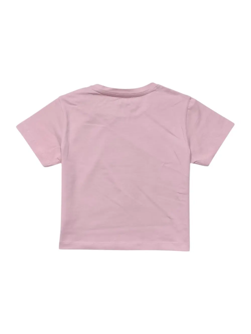 Gini And Jony Girls Pink Glitter Print Cotton Knits Top Half Sleeves 9-10 Years