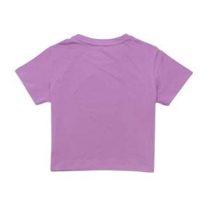Gini And Jony Girls Lavender Glitter Print Cotton Knits Top Half Sleeves 9-10 Years