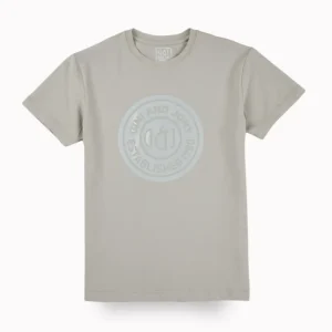 Gini And Jony Boys Grey Typographic Print Cotton T-Shirt Half Sleeves