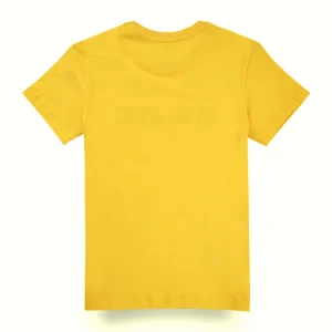 Gini And Jony Boys Yellow Graphic Print Cotton T-Shirt Half Sleeves