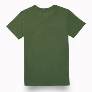 Gini And Jony Boys Green Graphic Print Cotton T-Shirt Half Sleeves