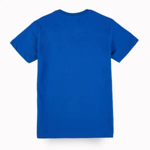 Gini And Jony Boys Blue Graphic Print Cotton T-Shirt Half Sleeves
