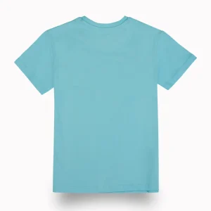 Gini And Jony Boys Blue Graphic Print Cotton T-Shirt Half Sleeves