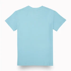 Gini And Jony Boys Light Blue Graphic Print Cotton T-Shirt Half Sleeves