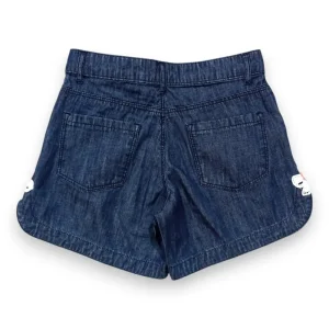 Gini And Jony Girls Navy Applique Denim Shorts Fixd Waist