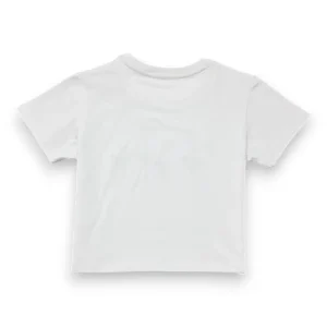 Gini And Jony Girls White Applique Cotton Knits Top Half Sleeves 9-10 Years