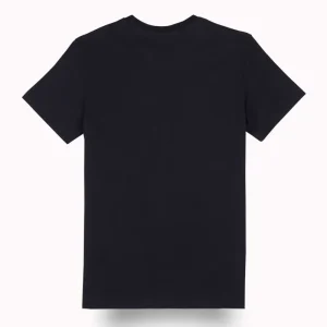 Gini And Jony Boys Black Typographic Print Cotton T-Shirt Half Sleeves