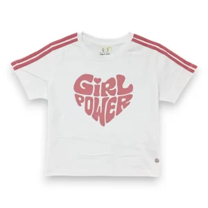 Gini And Jony Girls Light Pink Color Block Cotton Co Ordinate 9-10 Years