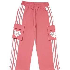 Gini And Jony Girls Light Pink Color Block Cotton Co Ordinate 9-10 Years