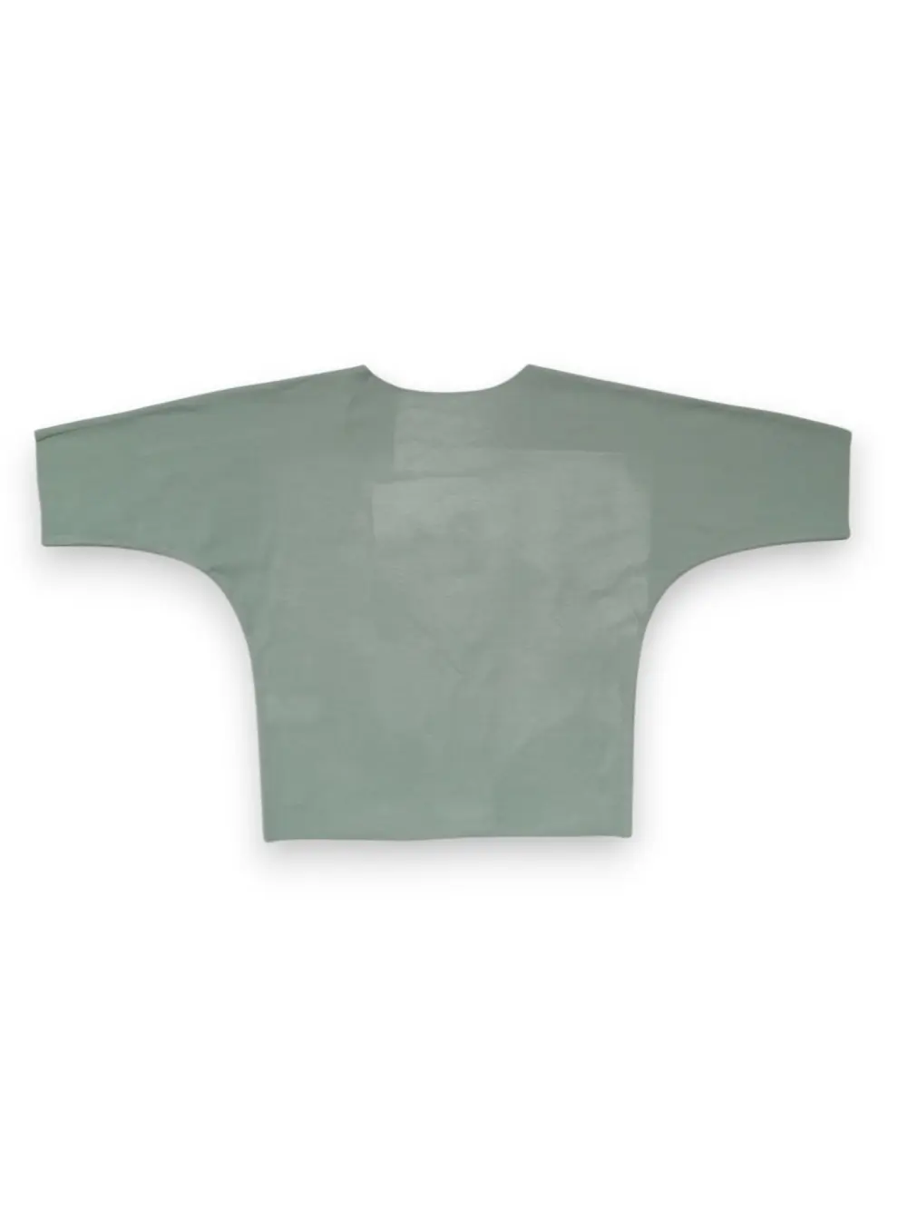Gini And Jony Girls Olive Embellished Cotton Knits Top Half Sleeves 11-12 Years