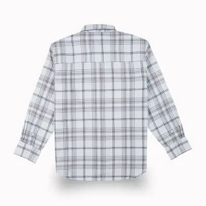Gini And Jony Boys White Checks Cotton Shirt Full Sleeves