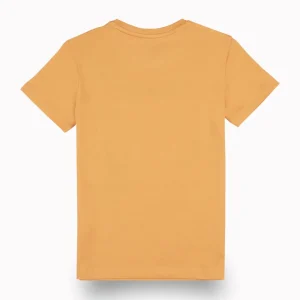 Gini And Jony Boys Orange Graphic Print Cotton T-Shirt Half Sleeves