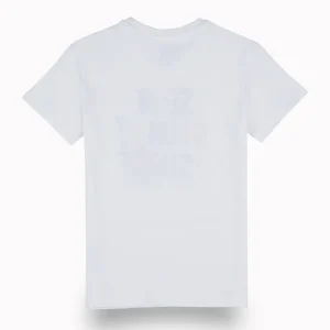 Gini And Jony Boys White Typographic Print Cotton T-Shirt Half Sleeves
