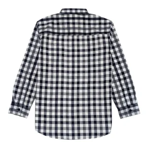 Gini And Jony Boys Blue Checks Cotton Shirt Full Sleeves