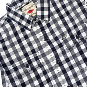 Gini And Jony Boys Blue Checks Cotton Shirt Full Sleeves