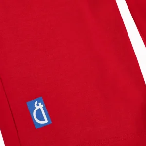 Gini And Jony Boys Red Graphic Print Cotton Co-Ordinate Half Sleeves