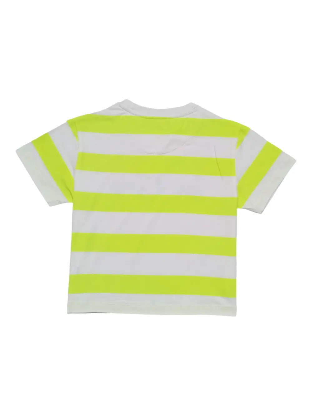 Gini And Jony Girls Yellow Stripes Cotton Knits Top Half Sleeves 3-4 Years