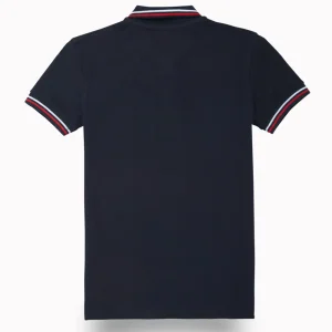 Gini And Jony Boys Navy Blue Brand Logo Cotton T-Shirt Half Sleeves