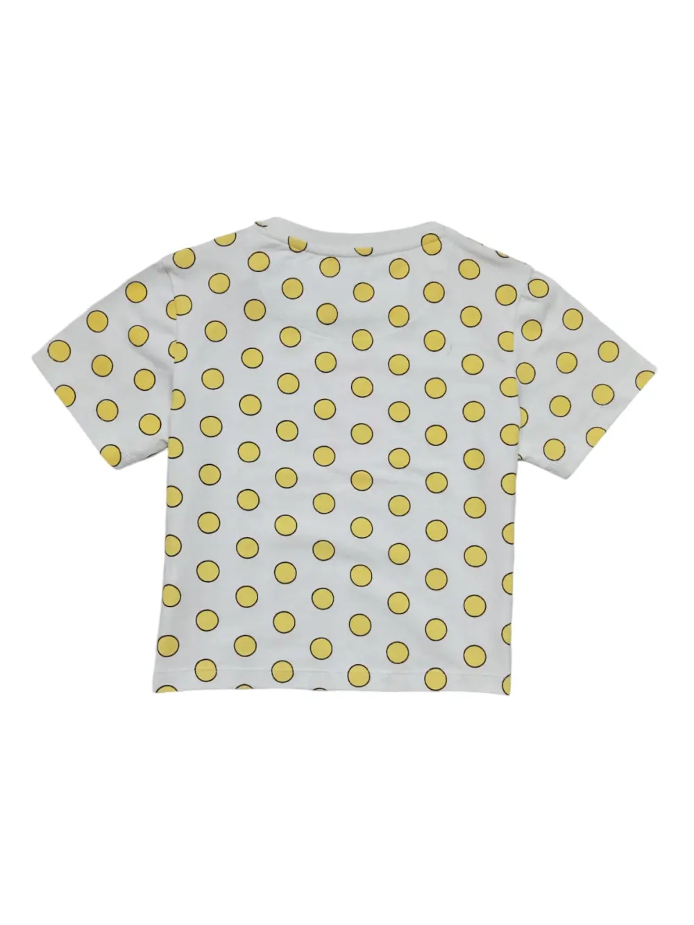 Gini And Jony Girls Yellow Polka Dots Cotton Knits Top Half Sleeves 9-10 Years