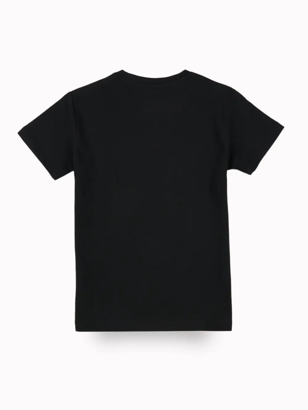 Gini And Jony Boys Black Graphic Print Cotton T-Shirt Half Sleeves