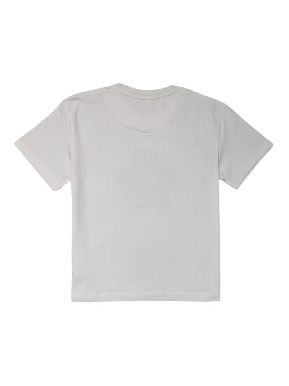 Gini And Jony Girls White Graphic Print Cotton Knits Top Half Sleeves 9-10 Years