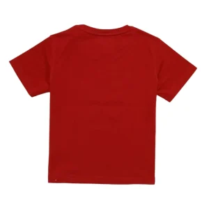 Gini And Jony Girls Red Graphic Print Cotton Knits Top Half Sleeves 9-10 Years