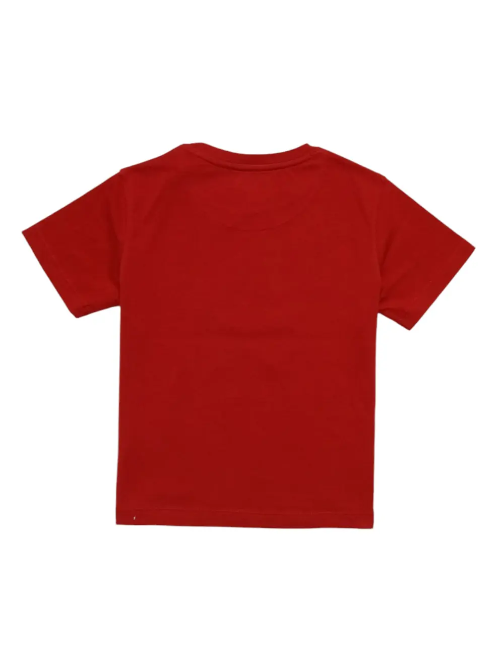 Gini And Jony Girls Red Graphic Print Cotton Knits Top Half Sleeves 9-10 Years