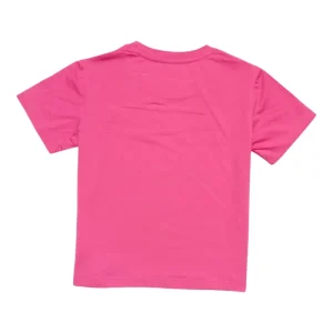 Gini And Jony Girls Pink Graphic Print Cotton Knits Top Half Sleeves 9-10 Years