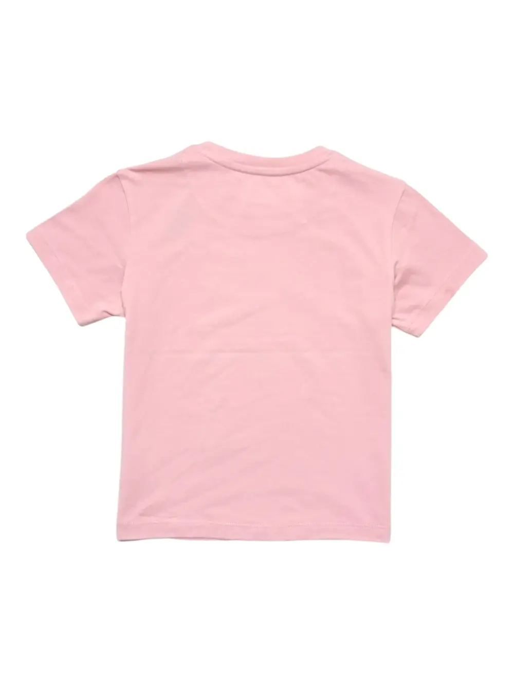 Gini And Jony Girls Pink Embellished Cotton Knits Top Half Sleeves 11-12 Years