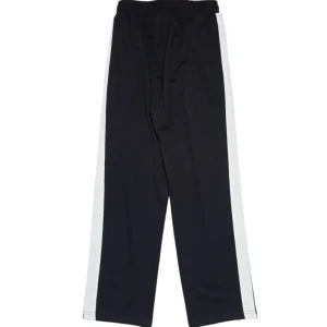 Gini And Jony Boys Black Stripes Cotton Track Pant Elasticated