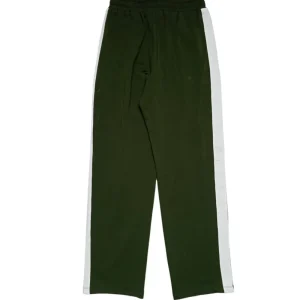 Gini And Jony Boys Green Stripes Cotton Track Pant Elasticated