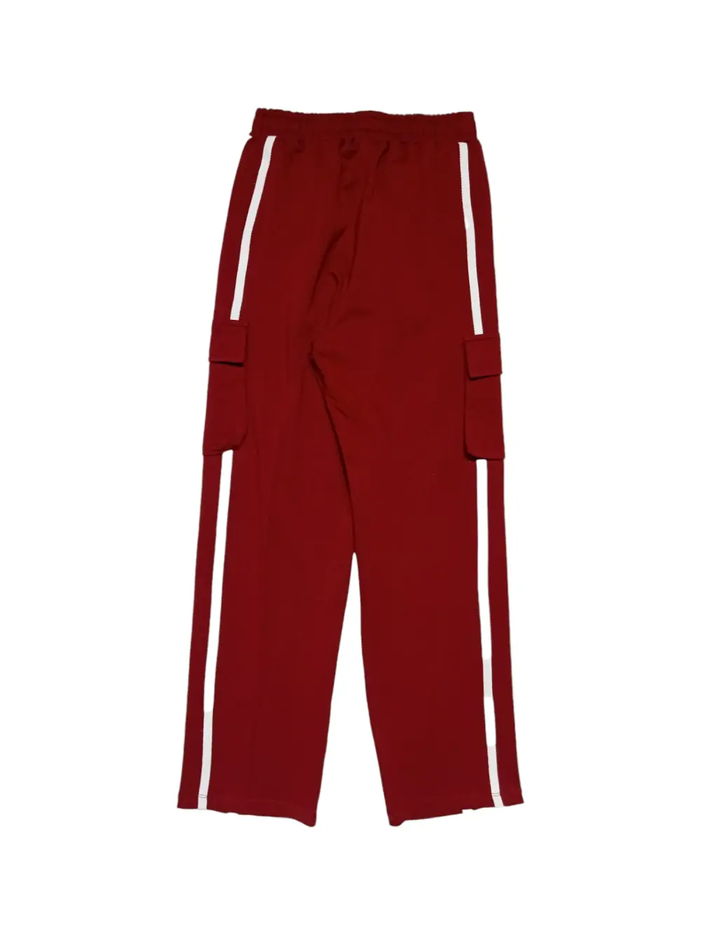 Gini And Jony Boys Red Stripes Cotton Track Pant Elasticated
