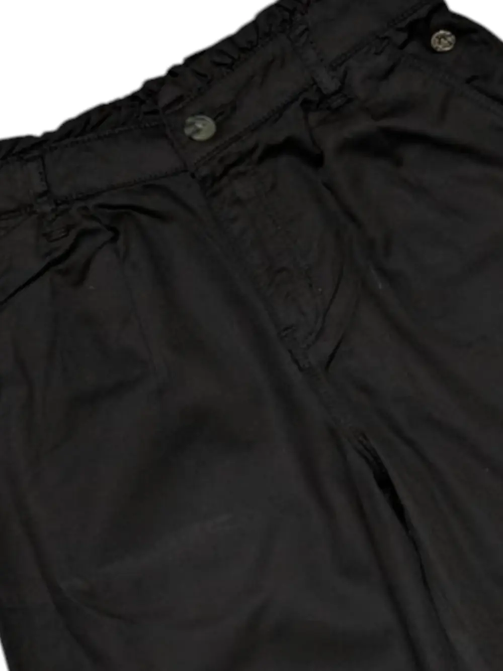 Gini And Jony Girls Black Embroidery Cotton Culottes Elasticated