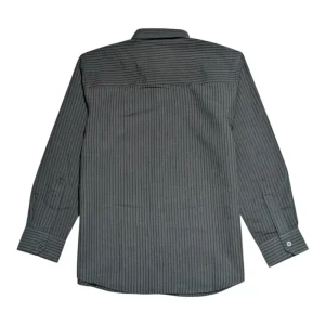 Gini And Jony Boys Green Stripes Cotton Shirt Full Sleeves