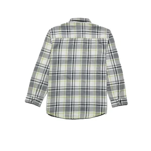 Gini And Jony Boys Grey Checks Cotton Shirt Full Sleeves