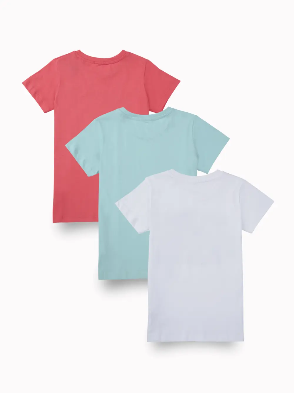 Gini And Jony Girls Multi Color Graphic Print Cotton Knits Top Pack Of 3 Half Sleeves 9-10 Years