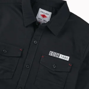 Gini And Jony Boys Black Solid Cotton Shirt Full Sleeves
