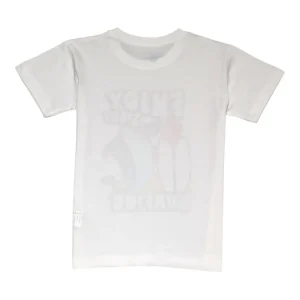 Gini And Jony Boys White Graphic Print Cotton T-Shirt Half Sleeves