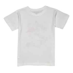 Gini And Jony Boys White Graphic Print Cotton T-Shirt Half Sleeves