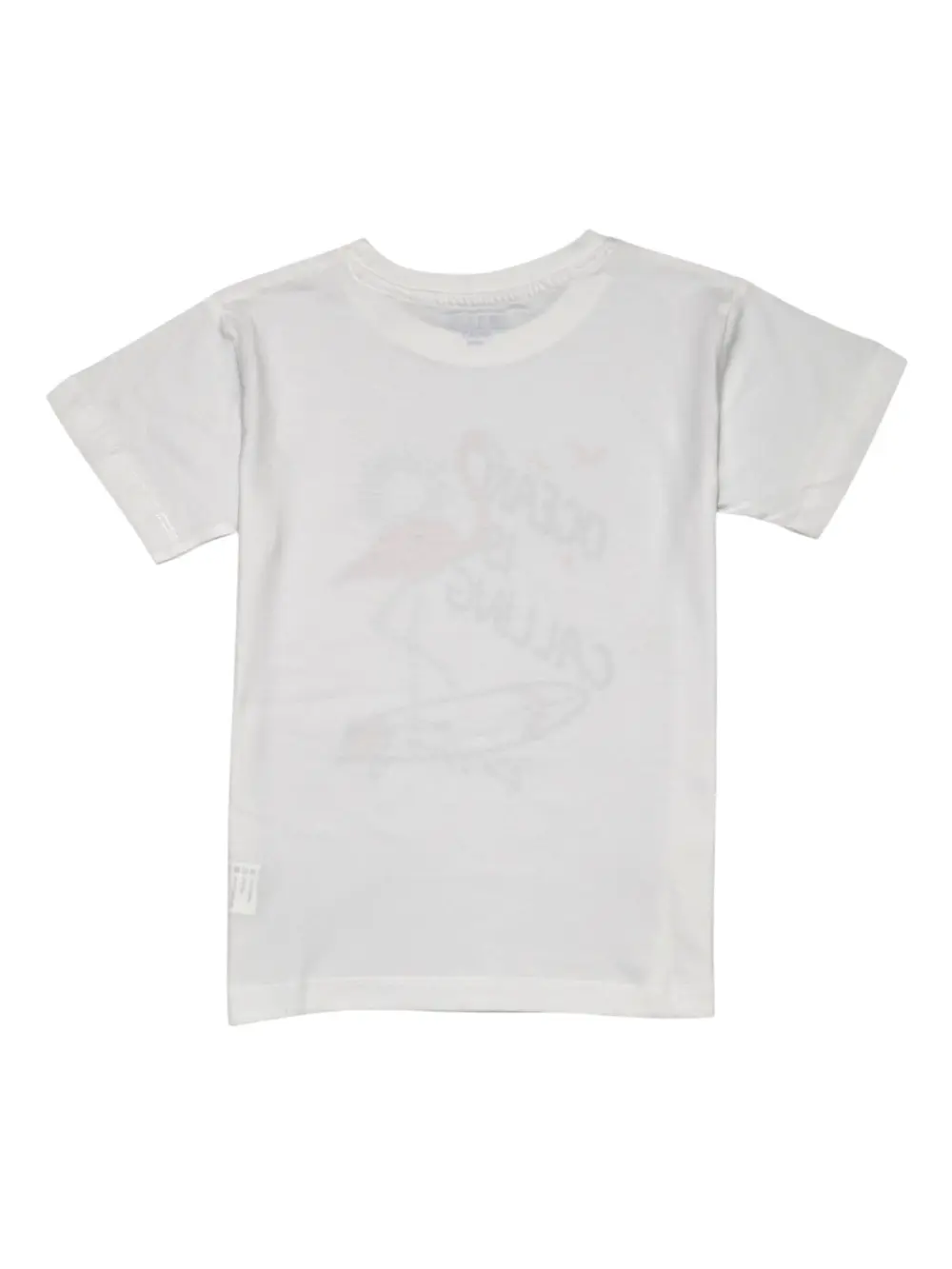 Gini And Jony Boys White Graphic Print Cotton T-Shirt Half Sleeves