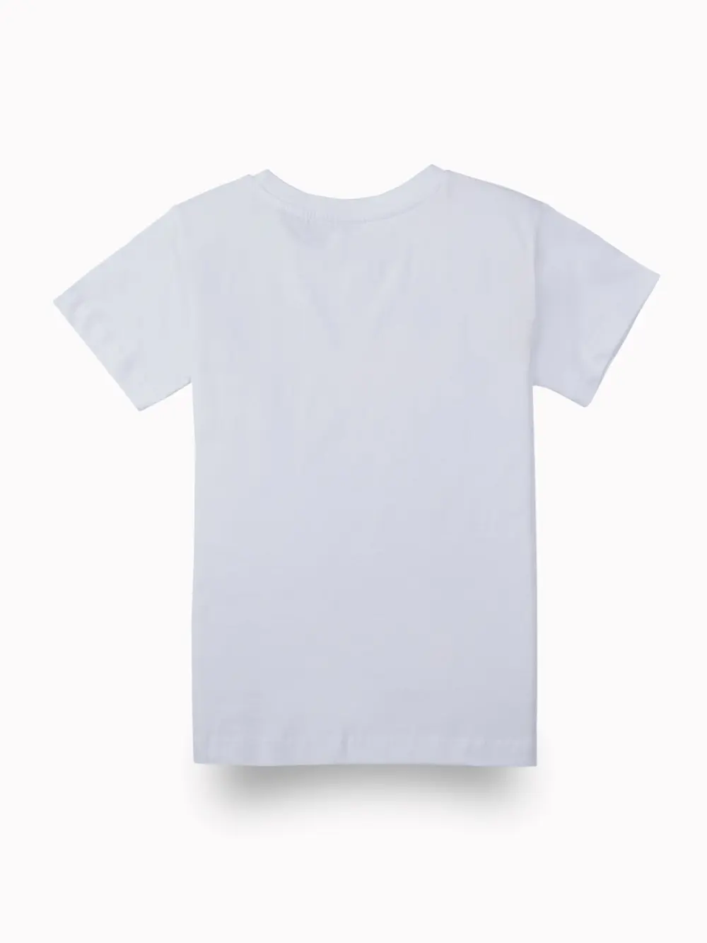 Gini And Jony Boys White Graphic Print Cotton T-Shirt Half Sleeves