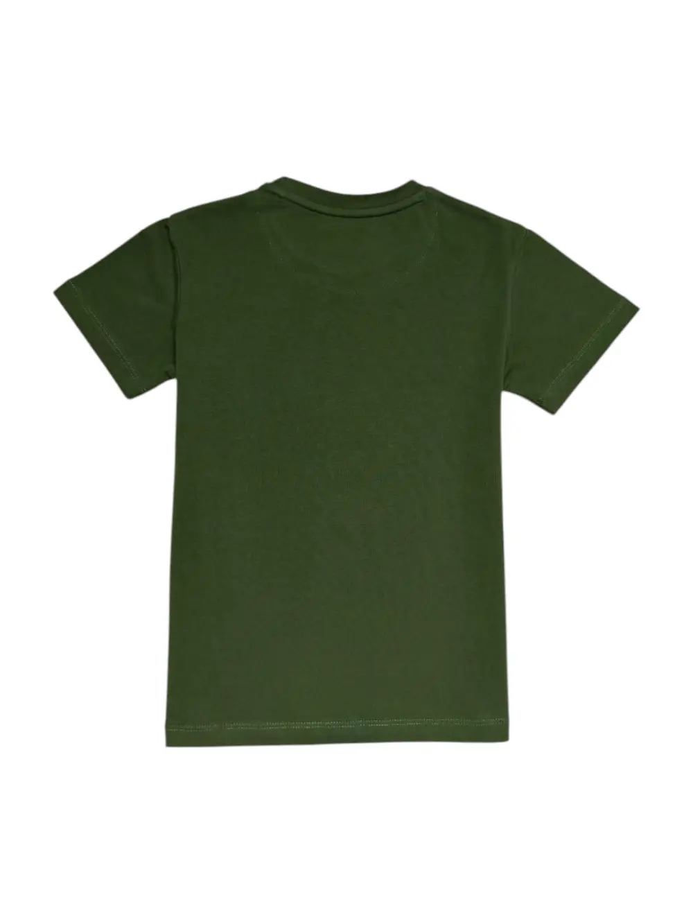 Gini And Jony Boys Dark Green Graphic Print Cotton T-Shirt Half Sleeves