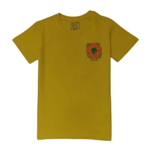 Gini And Jony Boys Yellow Graphic Print Cotton T-Shirt Half Sleeves