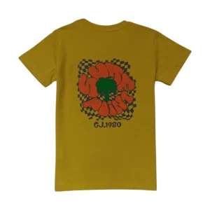 Gini And Jony Boys Yellow Graphic Print Cotton T-Shirt Half Sleeves